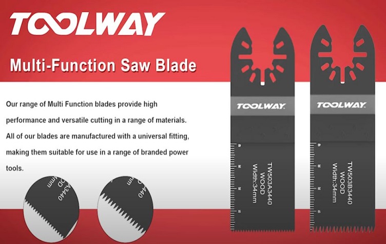 Check Out Toolway’s Professional Multi Tool Blades