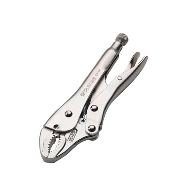 Eclipse 5" Locking Pliers - Curved Jaw with Wire Cutters