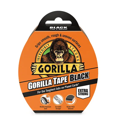 Gorilla Tape – Black 11m