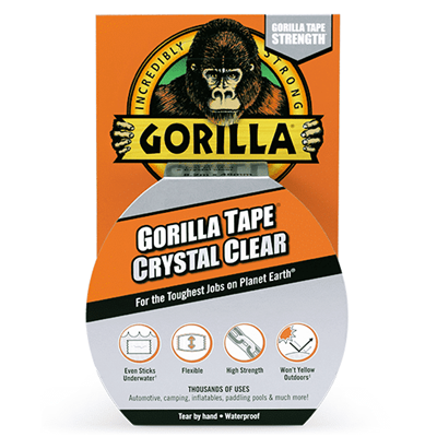Gorilla Tape – Crystal Clear 8m
