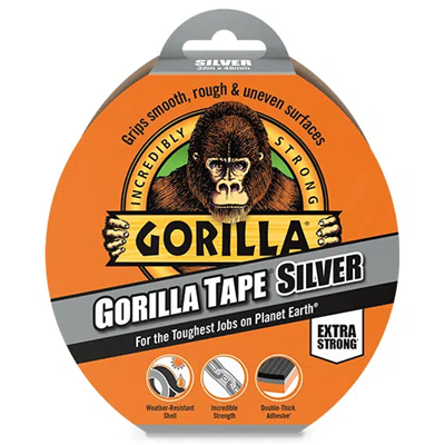 Gorilla Tape – Silver 32m