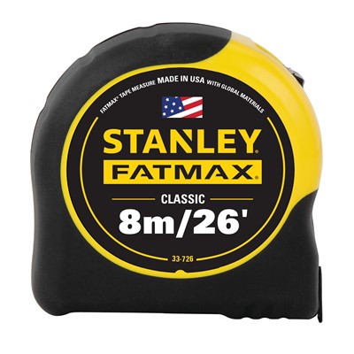 Stanley Fatmax 8m Measuring Tape