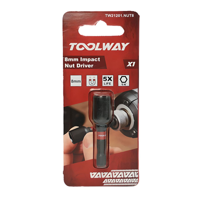 Toolway 8mm Impact Nut Driver