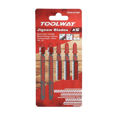 Toolway T101BR Jigsaw Blade For Wood