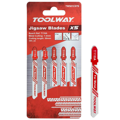Toolway T118A Jigsaw Blade For Metal