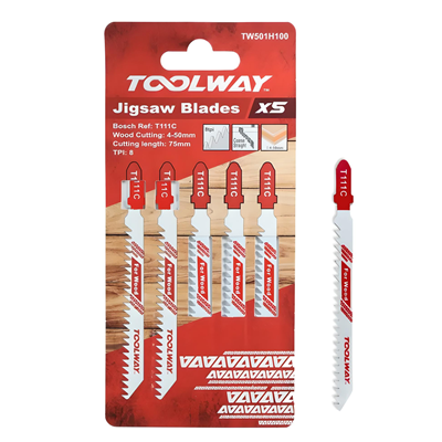 Toolway T111C Jigsaw Blade For Wood