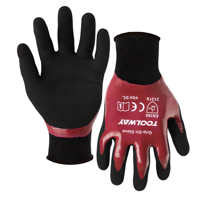 Toolway Grip-Dri Gloves Size 9/L