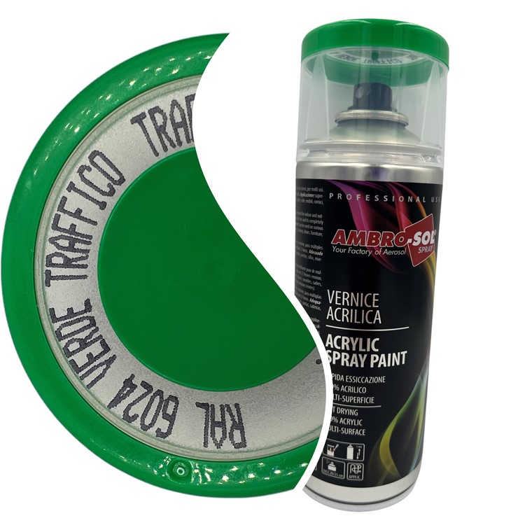 Ambro-Sol GREEN GLOSS Acrylic Spray Paint 400ml