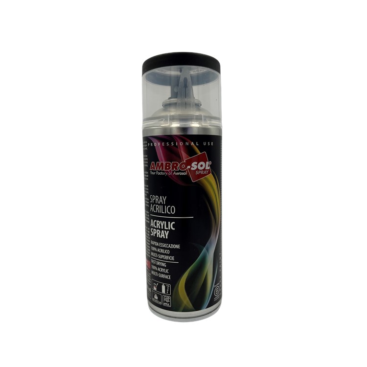 Ambro-Sol BLACK MATT Acrylic Spray Paint 400ml