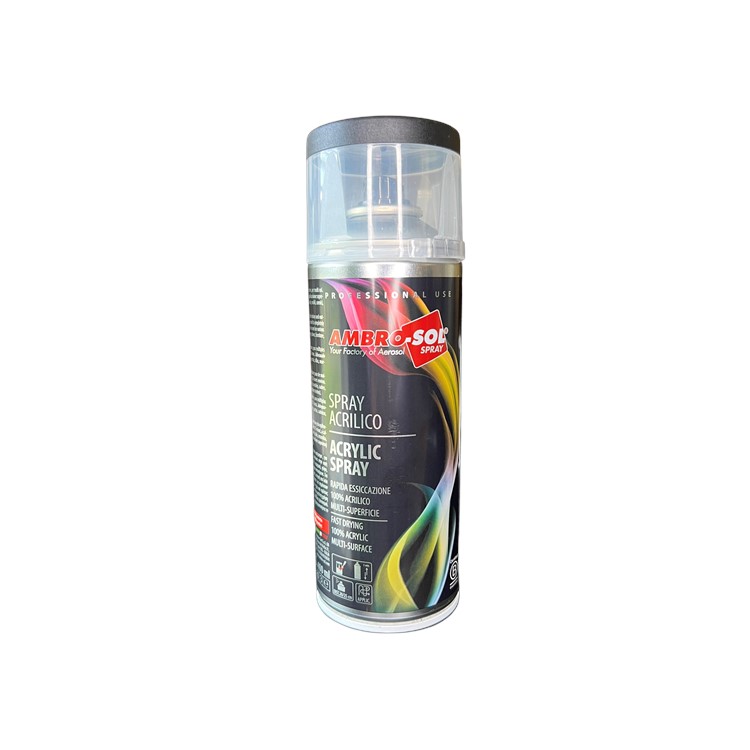 Ambro-Sol BLACK SATIN Acrylic Spray Paint 400ml