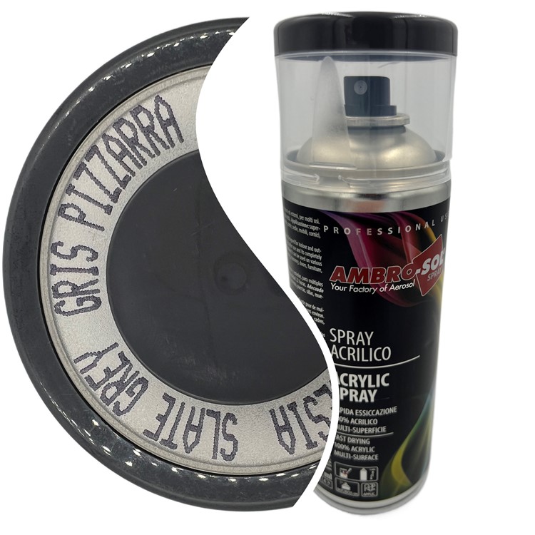 Ambro-Sol SLATE GREY GLOSS Acrylic Spray Paint 400ml