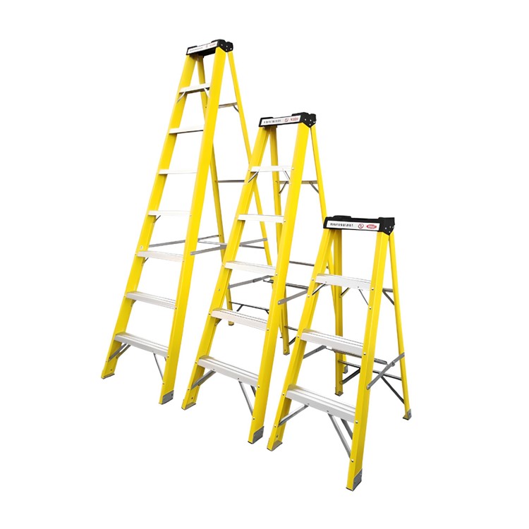 Power Fibreglass Step Ladder 4 Thread